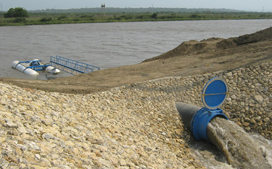Aqueduct Intake, Colombia water pump