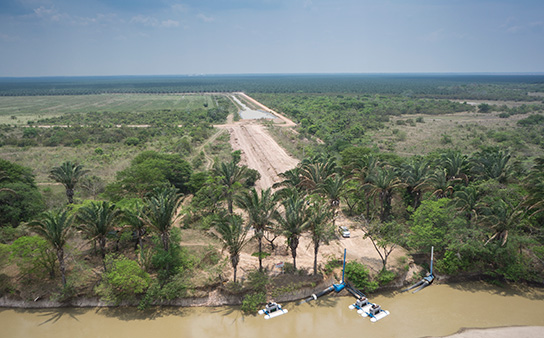 Palm oil Irrigation Casanare, Colombia