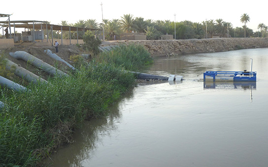 Sistema de irrigacion, irak
